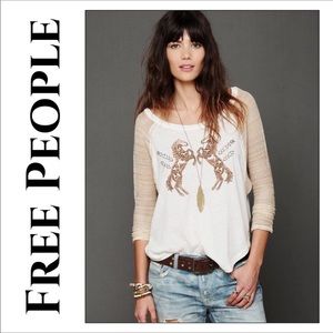 ❄️❋ Rare ❋ We The Free ❋ Ragtime Raglan Tee ❋🌸